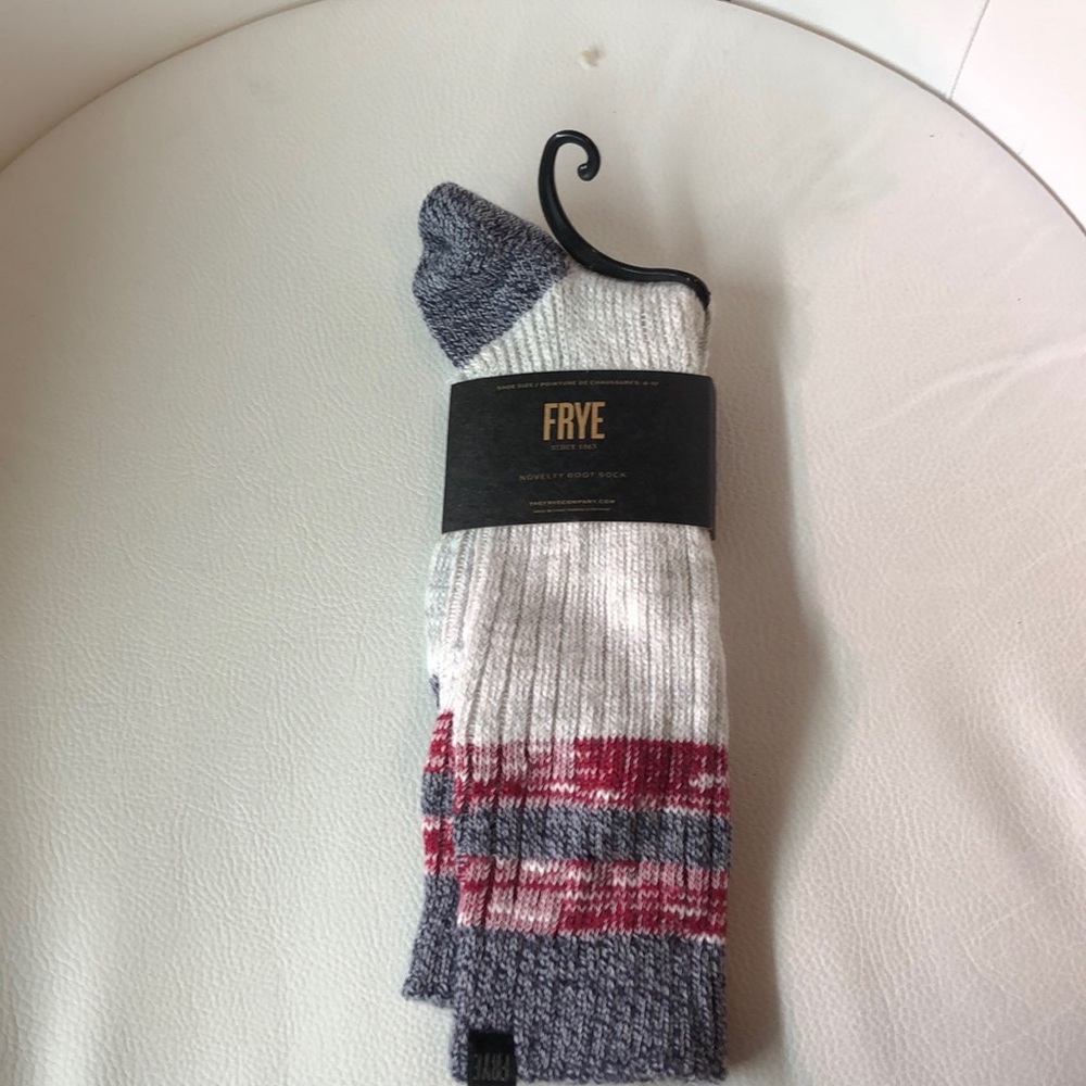 🎁 Frye novelty soft knit boot sock! NWT
